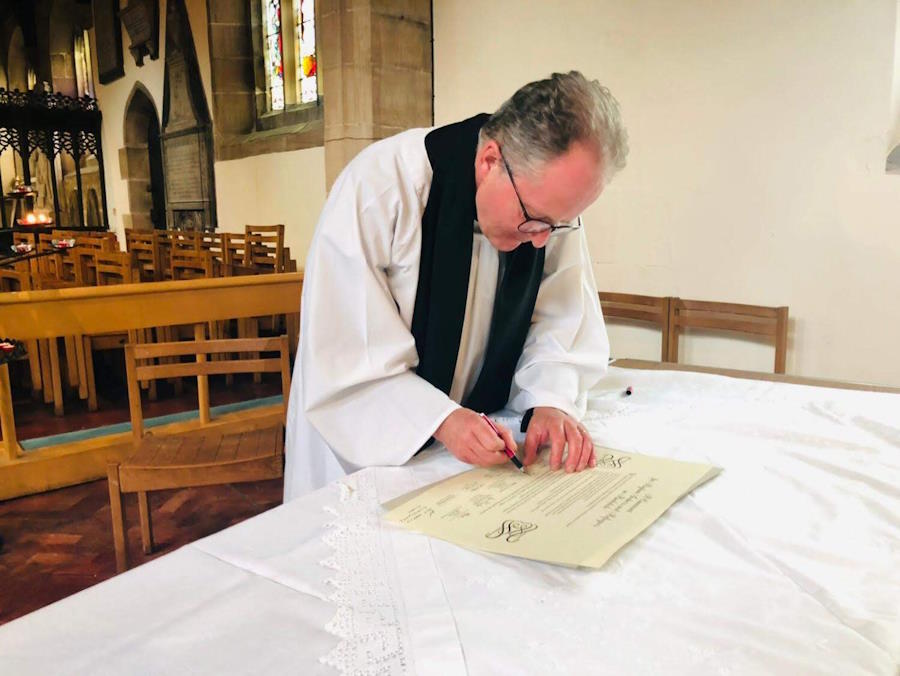 click to see larger image of the signing of the radar covenant radar - signing the covenant