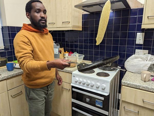 click to see larger image tossing pancakes on shrove tuesday